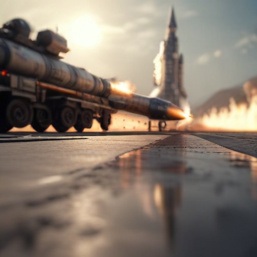 Illustration of Putin's Missile Test: A Bold Threat or Tactical Maneuver?