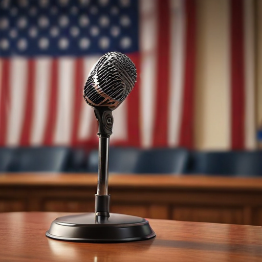 Illustration of Republican Leadership Shake-Up: Thune Takes Charge as New Senate Majority Leader