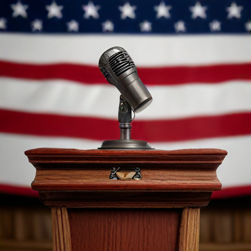 Illustration of Republican Leadership Shift: Thune Takes the Helm Amid Trump's Return