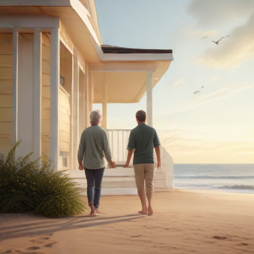 Illustration of "Retirement Relocation: The Secrets to a Fulfilling Future"