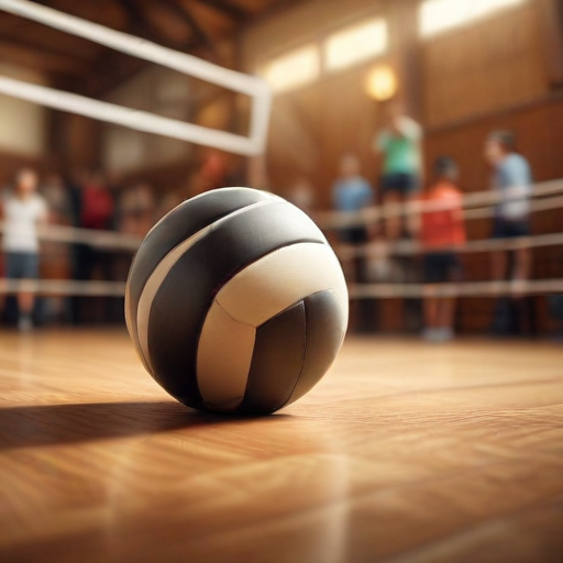 Illustration of "Rising Star: Cy Rae Campbell's Journey Through College Volleyball and Culture"