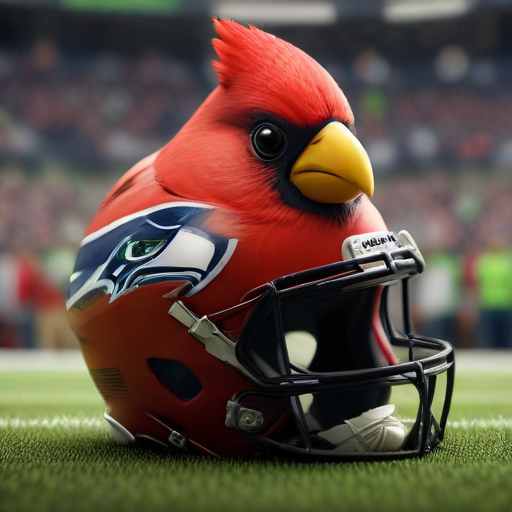 Illustration of Rivalry Renewed: Cardinals Clash with Seahawks in NFC West Showdown