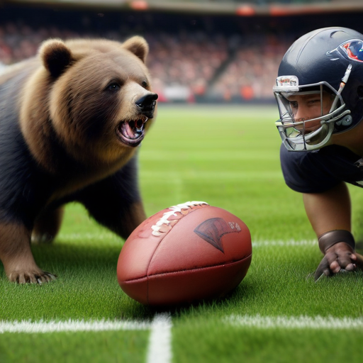 Illustration of Rookie Showdown: Patriots Clash with Bears in Sunday’s NFL Faceoff!
