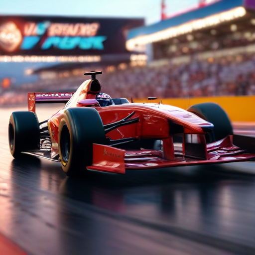 Illustration of Russell's Last-Minute Magic: Who Will Conquer the Las Vegas Grand Prix?