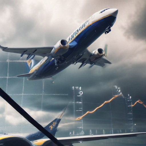 Illustration of Ryanair Faces Turbulent Times: Will Strategic Cuts Soar or Sink?