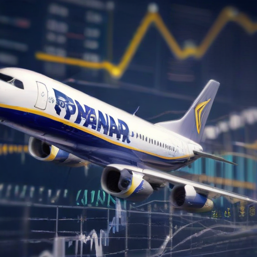 Illustration of Ryanair's Rocky Road: Can It Soar Above Stock Struggles?