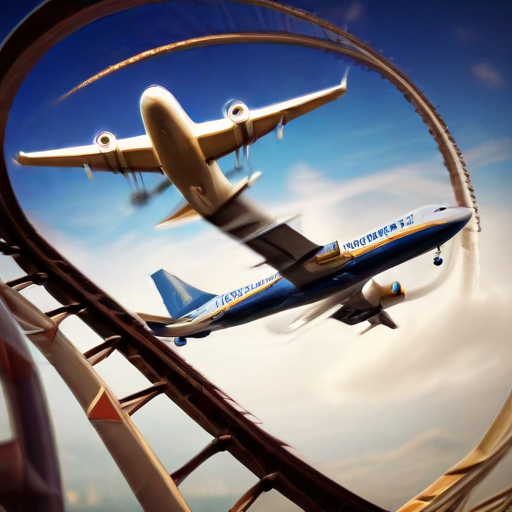 Illustration of Ryanair's Rollercoaster: Can Strategic Shifts Turn the Tide?