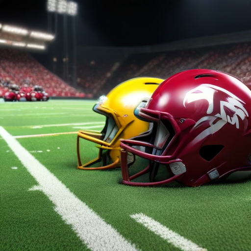 Illustration of SMU Mustangs vs. Boston College Eagles: A Clash of College Football Titans!