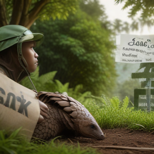 Illustration of Save Tikki: Help an Urgent Fight Against Pangolin Extinction this Giving Tuesday!