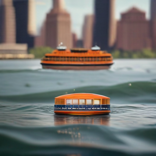 Illustration of Scarlett Johansson's Playful Take on Marriage and a Staten Island Ferry!