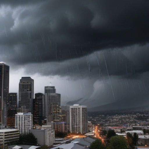 Illustration of Seattle Braces for Storm: Will Forecasts Hold True?