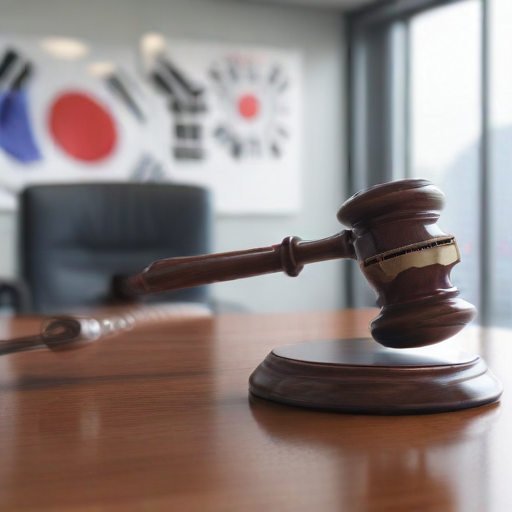Illustration of South Korean Tech Titan's Arrest Sparks Corporate Turmoil