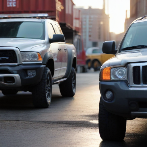 Illustration of Stall Crisis: U.S. Investigates 150,000 Ram Trucks and Jeep SUVs for Engine Issues