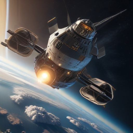 Illustration of Starliner Soars Closer to Earth: Thrusters Tested for a Smooth Return