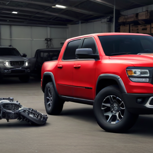 Illustration of Stellantis Under Fire: Investigating Engine Stalls in 150,000 Ram and Jeep Vehicles