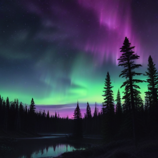 Illustration of Thanksgiving Aurora Alert: Spectacular Northern Lights Set to Dazzle!