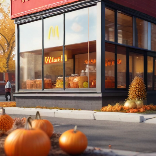 Illustration of Thanksgiving Fast Food: McDonald's Open for Holiday Helpers in Florida