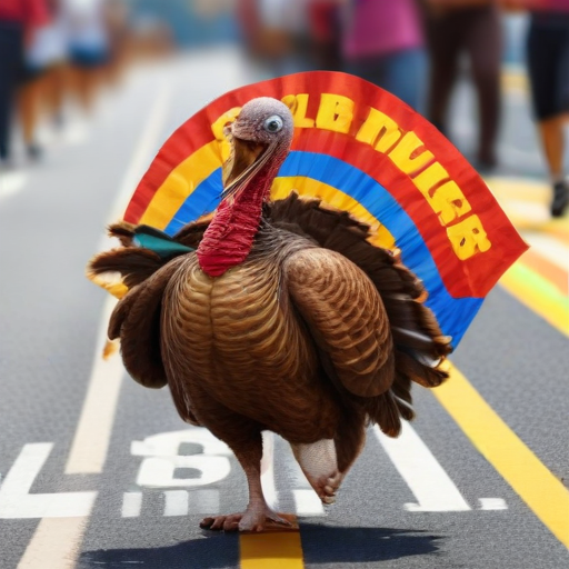 Illustration of Thanksgiving Kicks Off with a Spirited Turkey Trot!