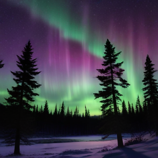 Illustration of Thanksgiving Lights: Solar Storm to Illuminate Skies with Northern Auroras