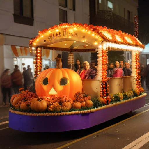 Illustration of Thanksgiving Magic: North Miami Parade Lights Up the Community