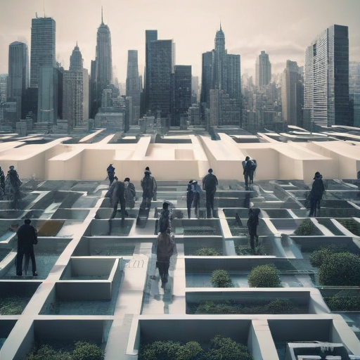 Illustration of The Middle Class Maze: How Income Ranges Vary Across U.S. Cities