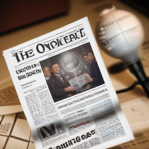 Illustration of The Onion's Bold Move: A Satirical Take on Infowars?