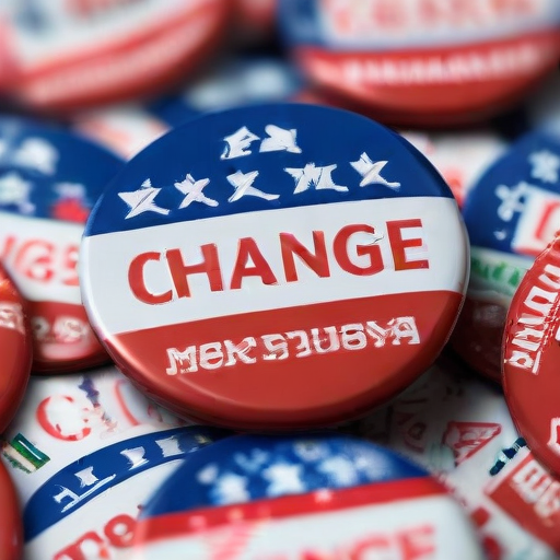 Illustration of Trump and Vance Rev Up Michigan Campaign: A Battle for Change