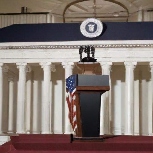 Illustration of Trump's Bold Choice: Youngest Press Secretary to Shape White House Messaging