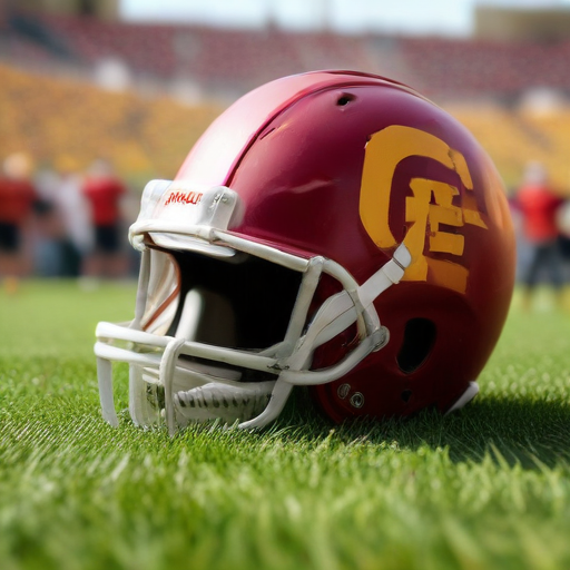 Illustration of USC Triumphs Over UCLA: A Clash of Resilience at the Rose Bowl