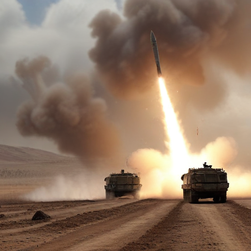Illustration of Ukraine's Bold Strike: The ATACMS Game Changer on Day 1,000 of War