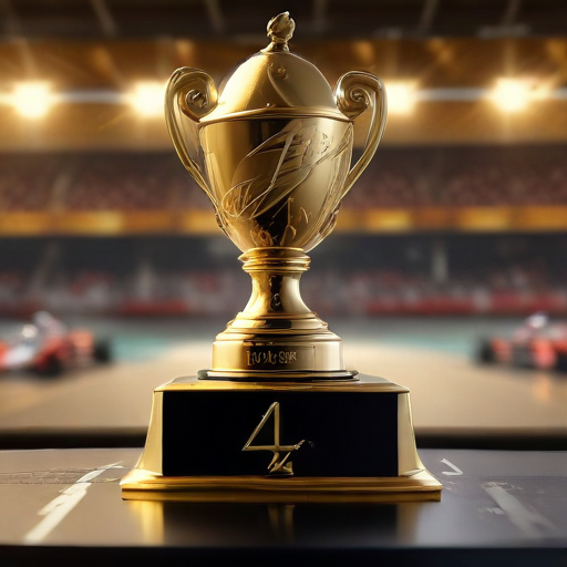 Illustration of Verstappen Joins F1 Legends with Fourth Championship Win!