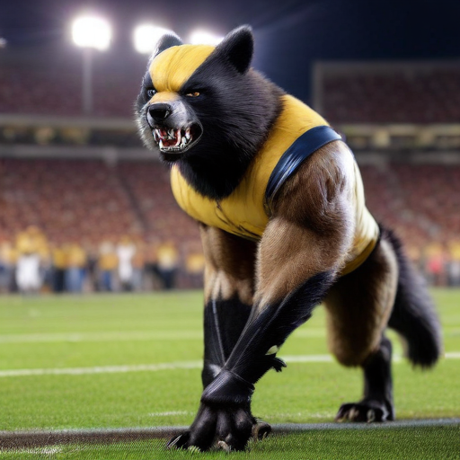 Illustration of Wolverines Roar Back with Dominant Win, Eye Ohio State Showdown!