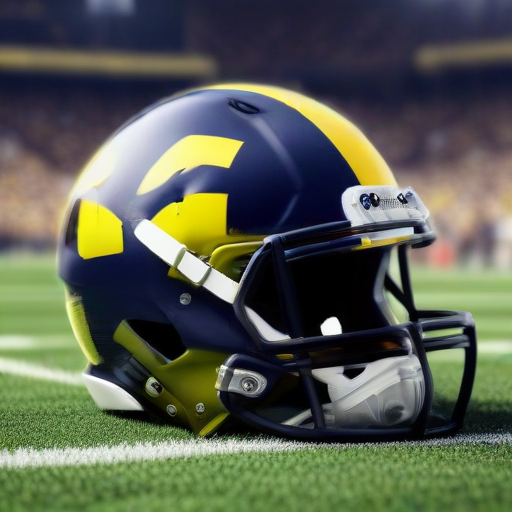 Illustration of Wolverines Roar: Michigan Dominates Northwestern 50-6 in Season Finale