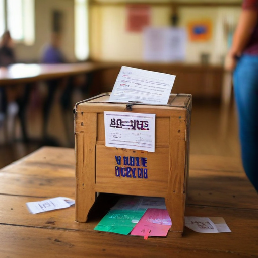 Illustration of Young Activist Ignites Voting Drive at Local High School