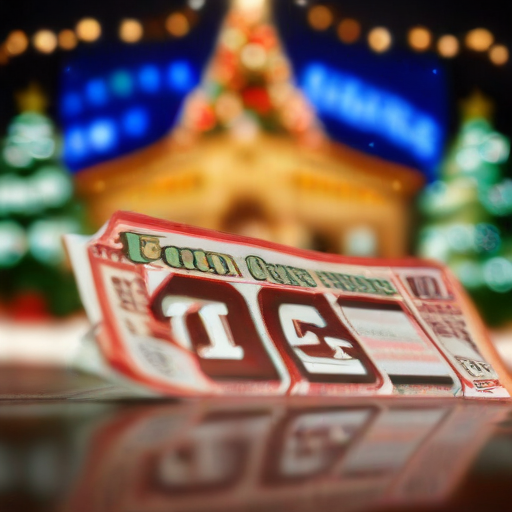 Illustration of $970 Million Mega Millions Jackpot: A Christmas Eve Dream!