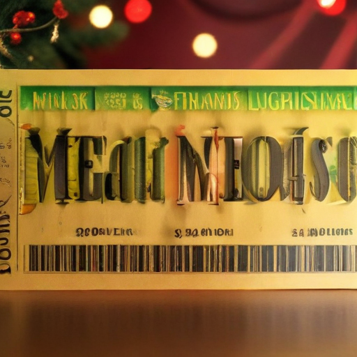 Illustration of $970 Million Mega Millions Jackpot: A Christmas Eve Dream?