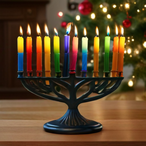 Illustration of A Rare Festival Fusion: Hanukkah Meets Christmas This Year!