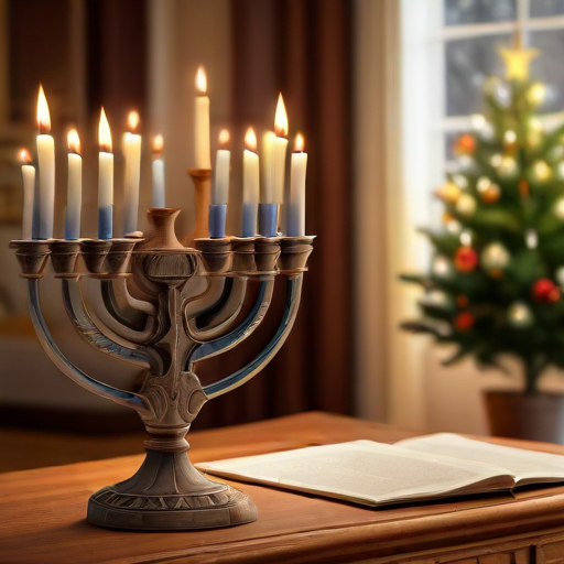 Illustration of A Rare Holiday Convergence: Hanukkah Meets Christmas