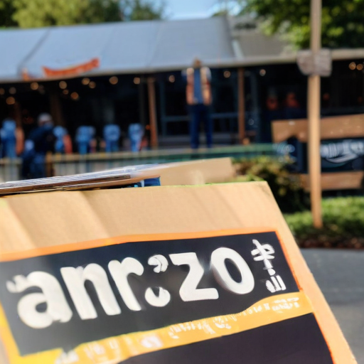 Illustration of Amazon Faces Historic Union Picketing as Workers Demand Change