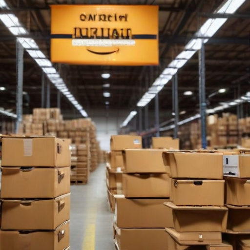 Illustration of Amazon Faces Largest Strike as Workers Demand Change During Holiday Rush