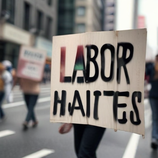 Illustration of Amazon Workers Strike: A Holiday Challenge to Labor Rights