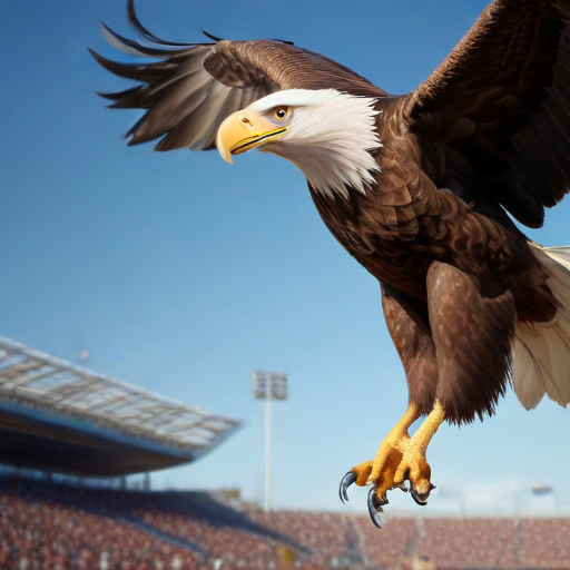 Illustration of America Eagles Soar to Historic Three-Peat Glory!