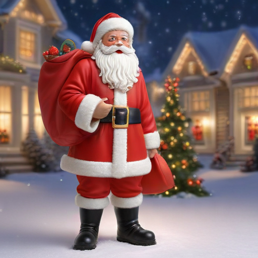 Illustration of Arnold Schwarzenegger Transforms into Santa for a Heartwarming Holiday Adventure