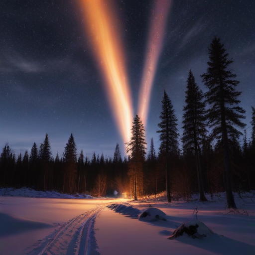 Illustration of Asteroid Fireball Lights Up Siberia: A Cosmic Close Call!