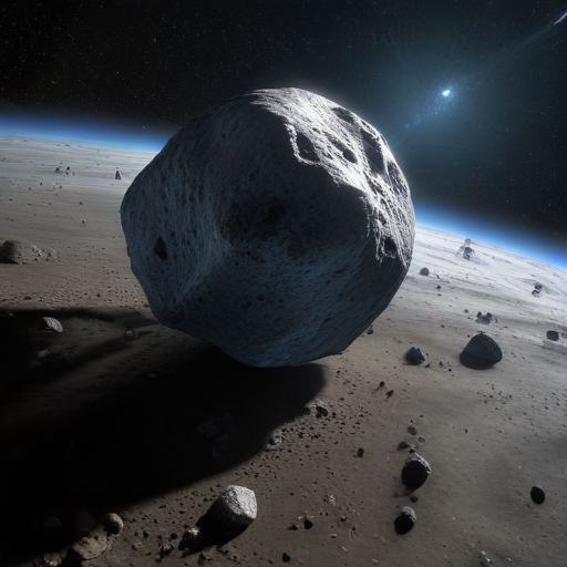Illustration of Asteroid Sparks Spectacle: Is Earth Prepared for Cosmic Close Calls?