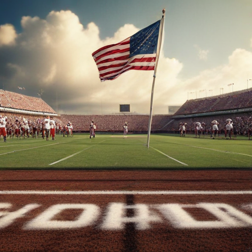 Illustration of "Baker Mayfield Weighs in on College Football's Flag-Planting Frenzy"