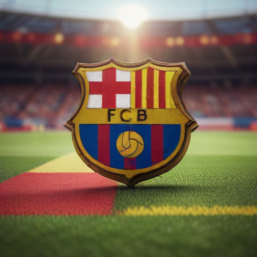 Illustration of Barcelona Thrives as European Football Heats Up