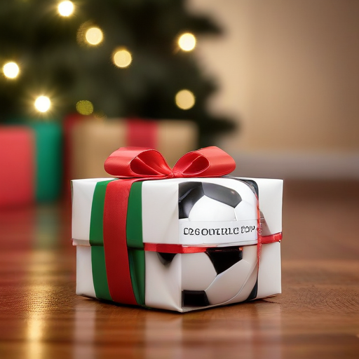 Illustration of Barcelona's Players Embrace Holiday Spirit with Charity and Cheer!