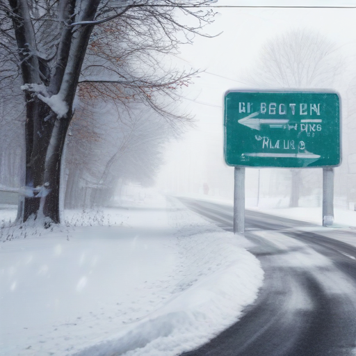 Illustration of Blizzard Alert: Erie County Braces for Heavy Snow and High Winds