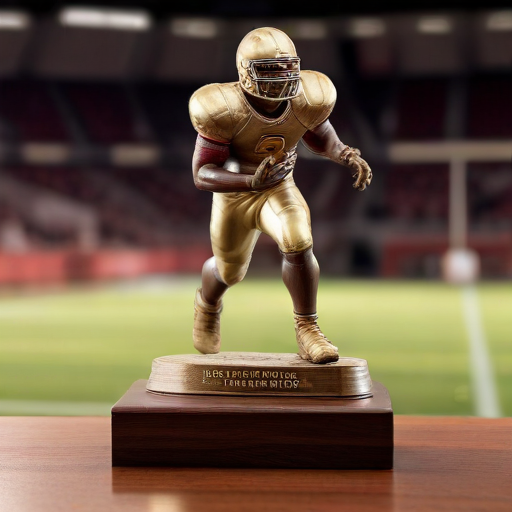 Illustration of "Boise State's Jeanty Sparks Heisman Buzz with Championship Heroics"